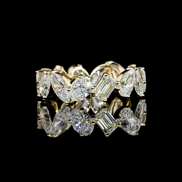 14K YELLOW GOLDEternity Band Ring