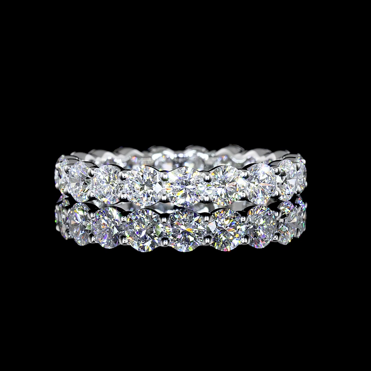 14K WHITE GOLDEternity Band Ring