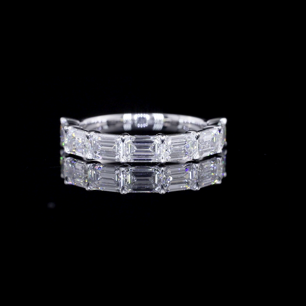 14K WHITE GOLDHalf Eternity Ring