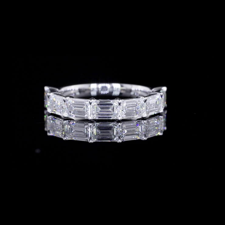 14K WHITE GOLDHalf Eternity Ring