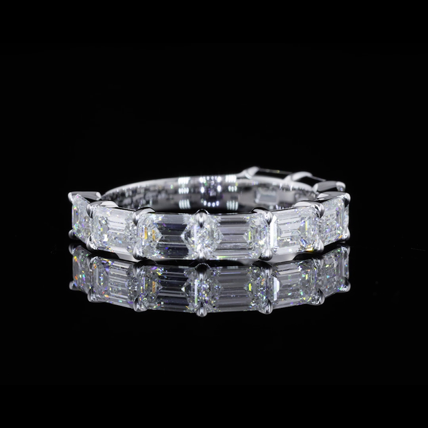 14K WHITE GOLDHalf Eternity Ring