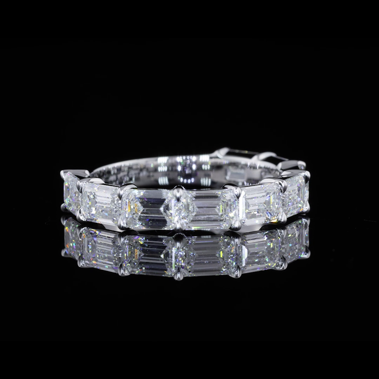 14K WHITE GOLDHalf Eternity Ring