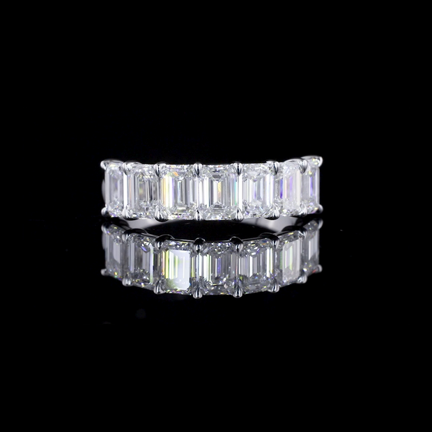 14K WHITE GOLDHalf Eternity Ring