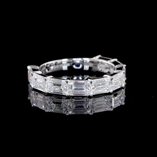 14K WHITE GOLDHalf Eternity Ring