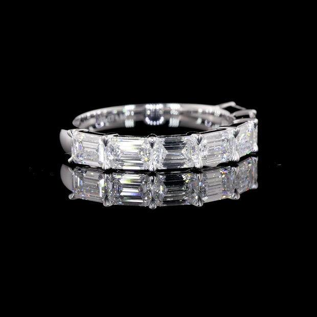 14K WHITE GOLDHalf Eternity Ring