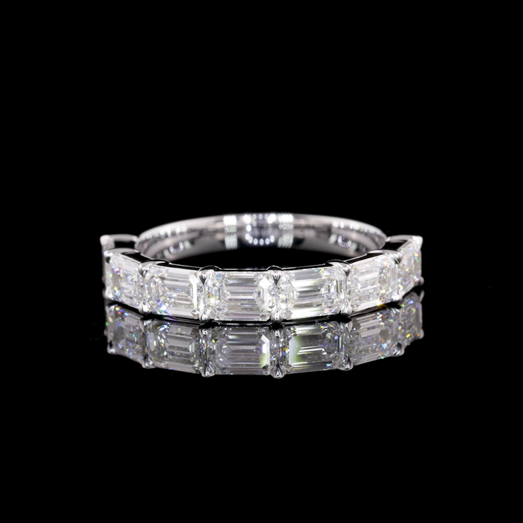 14K WHITE GOLDHalf Eternity Ring