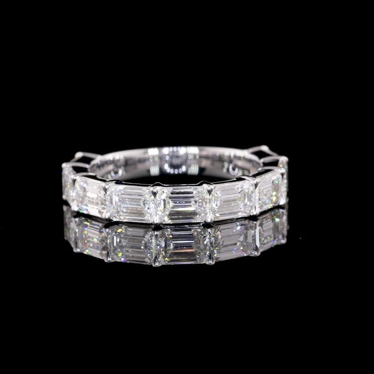14K WHITE GOLDHalf Eternity Ring