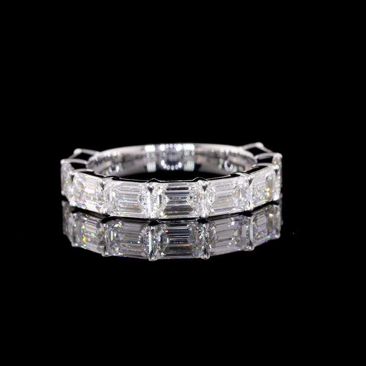 14K WHITE GOLDHalf Eternity Ring