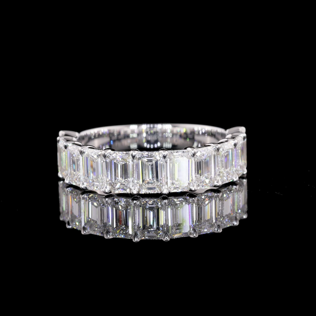 14K WHITE GOLDHalf Eternity Ring