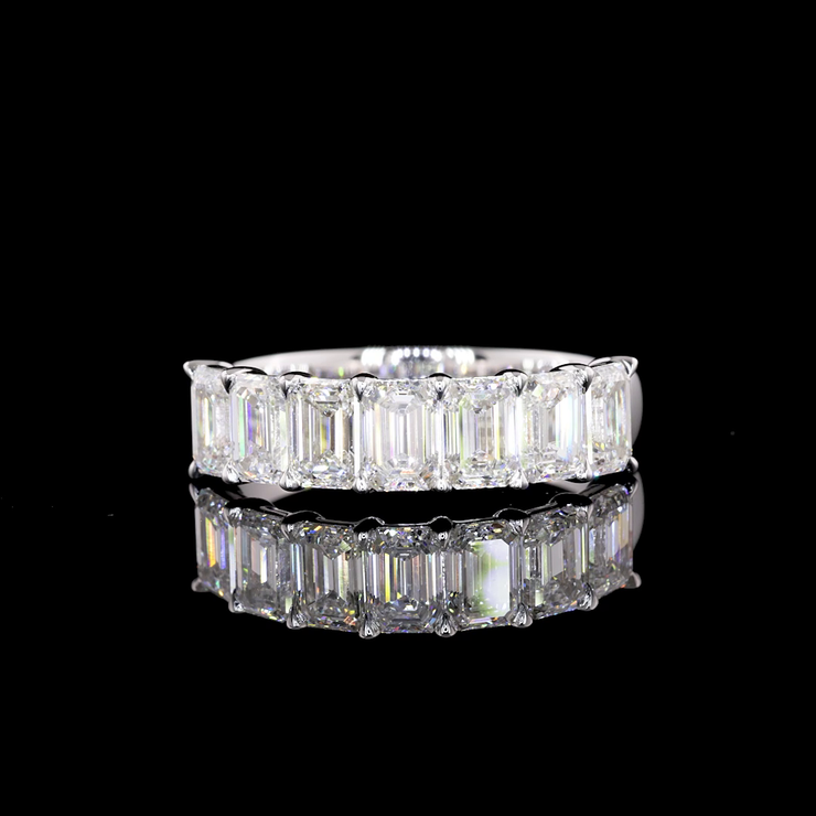 14K WHITE GOLDHalf Eternity Ring