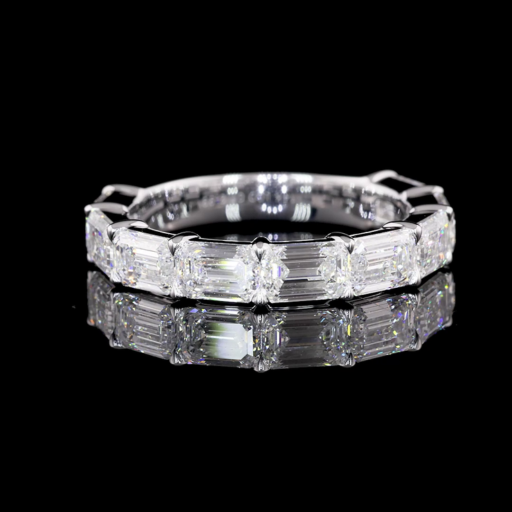 14K WHITE GOLDHalf Eternity Ring