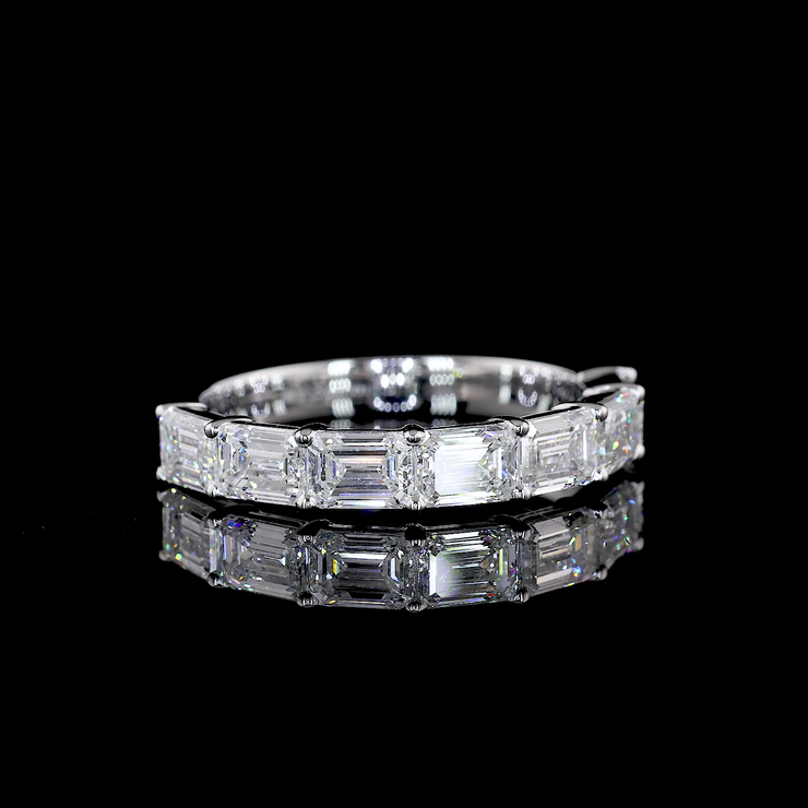 14K WHITE GOLDHalf Eternity Ring