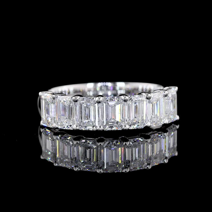 14K WHITE GOLDHalf Eternity Ring
