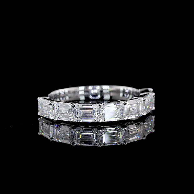 14K WHITE GOLDHalf Eternity Ring