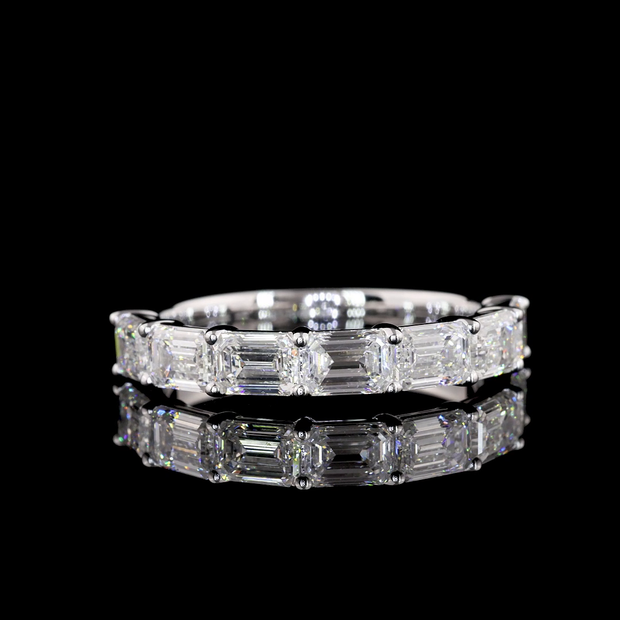 14K WHITE GOLDHalf Eternity Ring