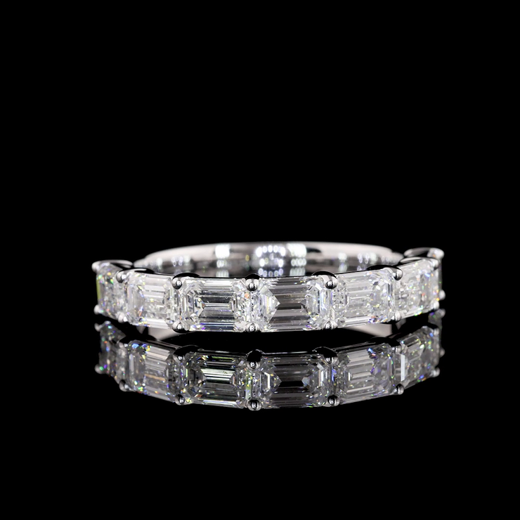 14K WHITE GOLDHalf Eternity Ring