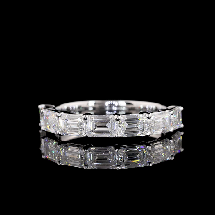 14K WHITE GOLDHalf Eternity Ring