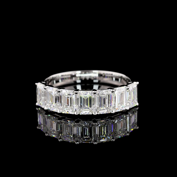 14K WHITE GOLDHalf Eternity Ring