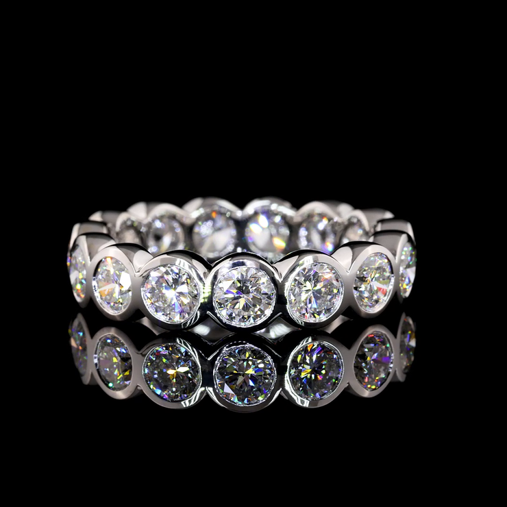 14K WHITE GOLDEternity Band Ring