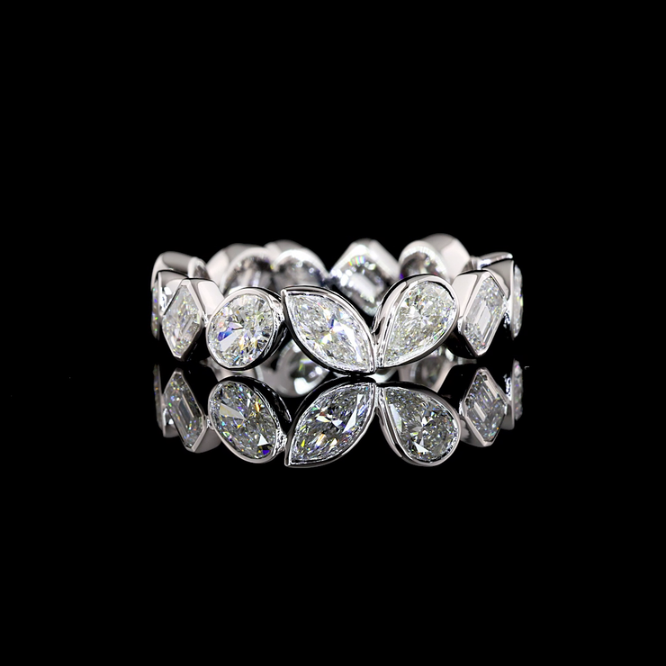 14K WHITE GOLDEternity Band Ring