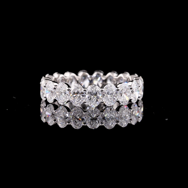 14K WHITE GOLDEternity Band Ring