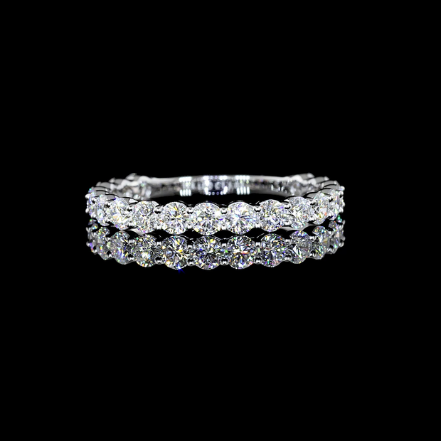 14K WHITE GOLDEternity Band Ring