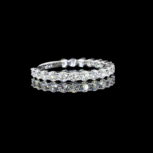 14K WHITE GOLDEternity Band Ring