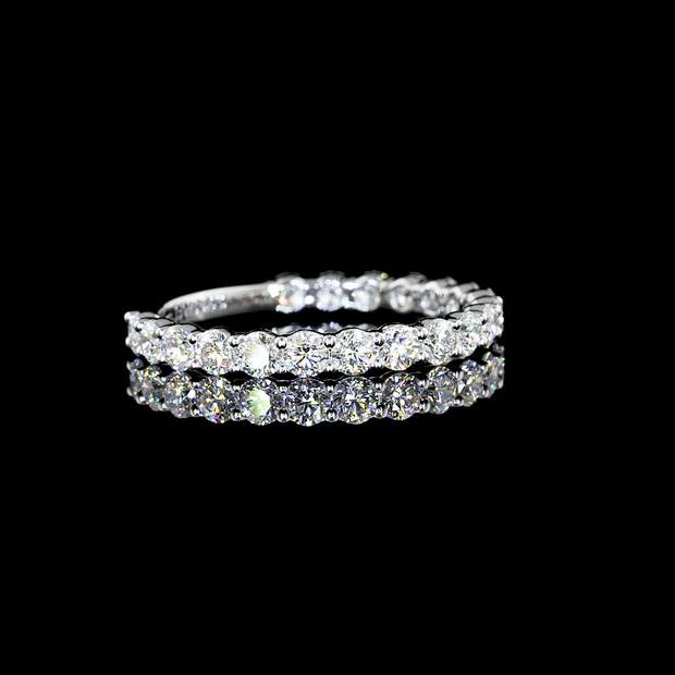 14K WHITE GOLDEternity Band Ring