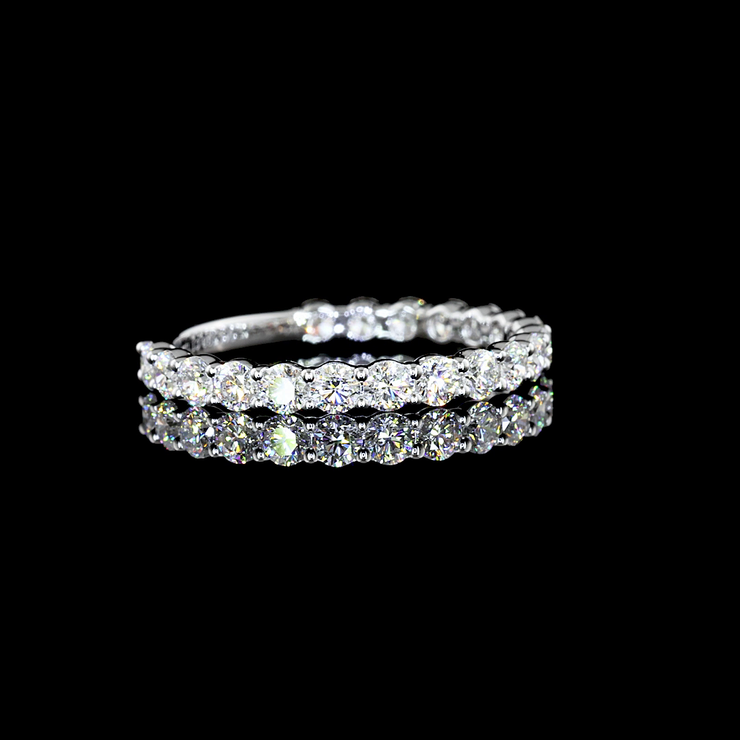 14K WHITE GOLDEternity Band Ring