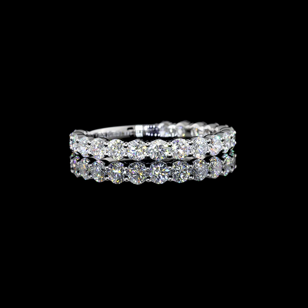 14K WHITE GOLDEternity Band Ring