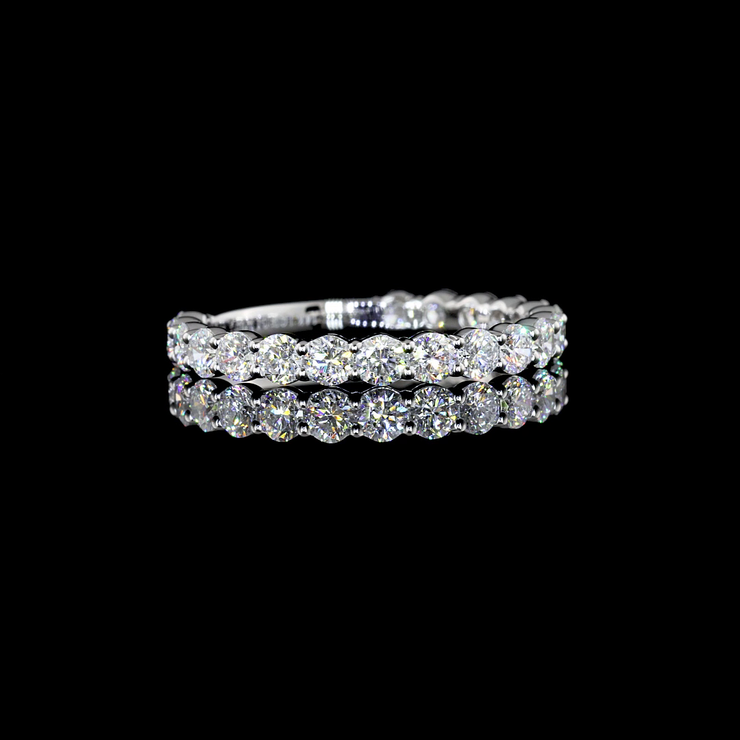 14K WHITE GOLDEternity Band Ring