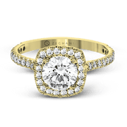 Engagement Ring in 14k Gold with Diamonds