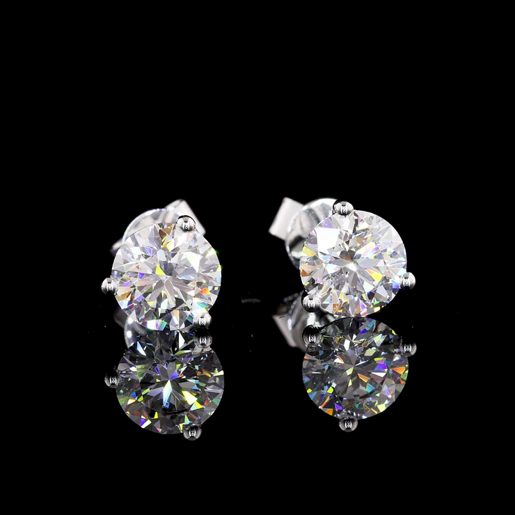 14K WHITE GOLDMartini Earrings