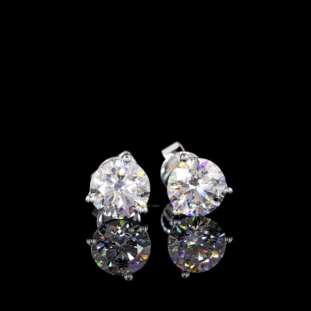 14K WHITE GOLDMartini Earrings