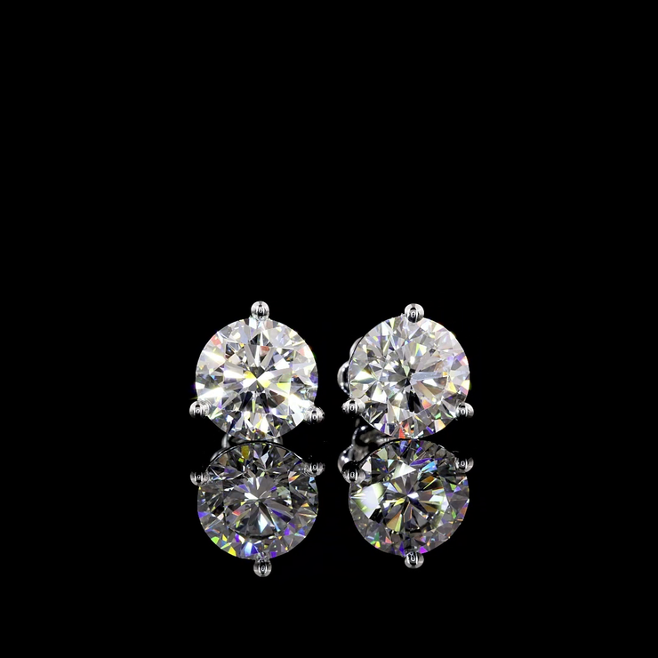 14K WHITE GOLDMartini Earrings
