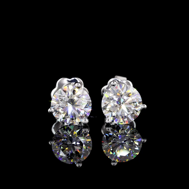 14K WHITE GOLDMartini Earrings