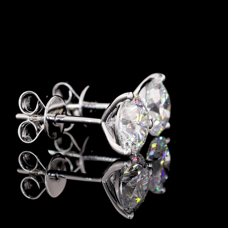 14K WHITE GOLDMartini Earrings