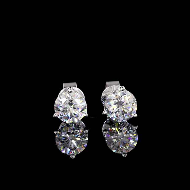 14K WHITE GOLDMartini Earrings