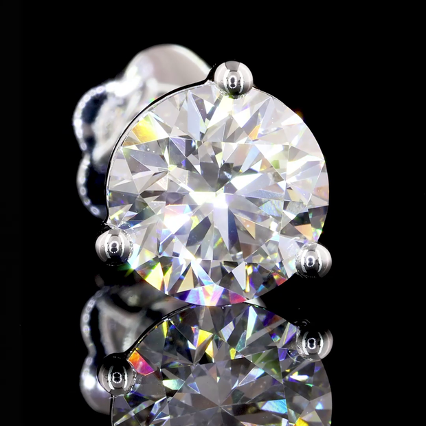 14K WHITE GOLDMartini Earrings