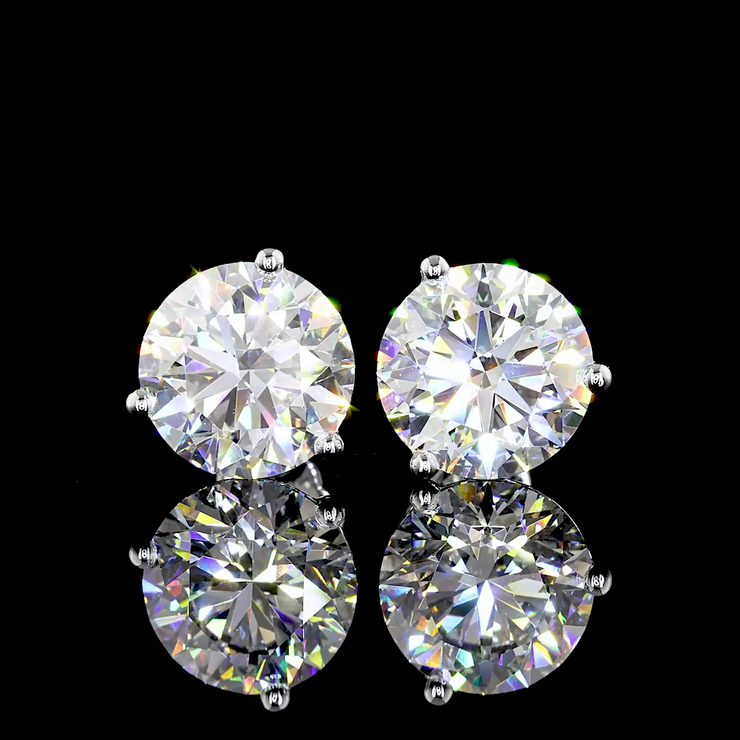 14K WHITE GOLDMartini Earrings