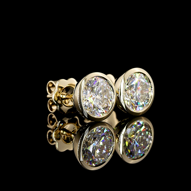 14K YELLOW GOLDStuds Earrings