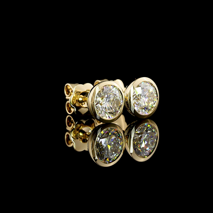 14K YELLOW GOLDStuds Earrings