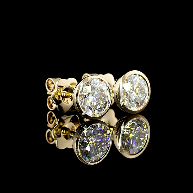 14K YELLOW GOLDStuds Earrings