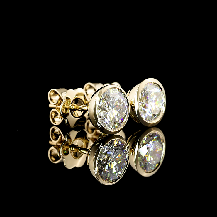 14K YELLOW GOLDStuds Earrings