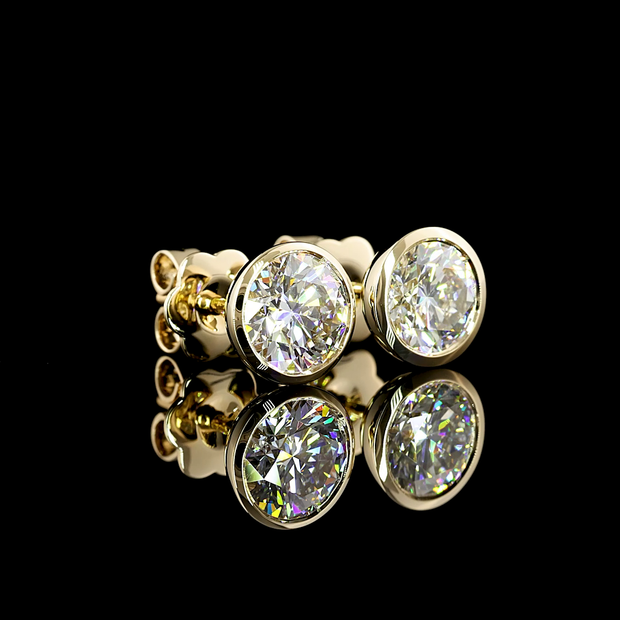 14K YELLOW GOLDStuds Earrings