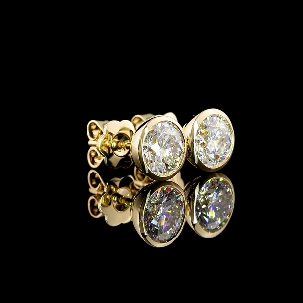 14K YELLOW GOLDStuds Earrings