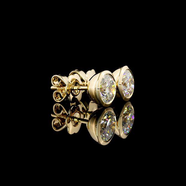 14K YELLOW GOLDStuds Earrings