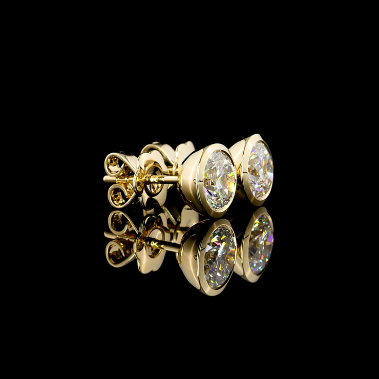 14K YELLOW GOLDStuds Earrings