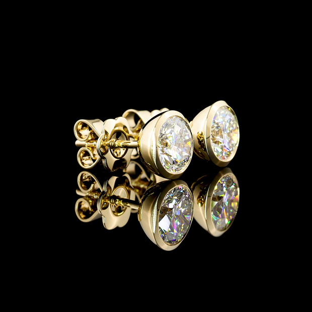 14K YELLOW GOLDStuds Earrings