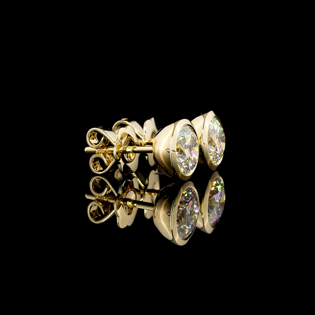 14K YELLOW GOLDStuds Earrings